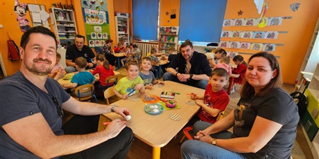 Warsztaty "Wielkanocne ozdoby" dla rodziców z grupy 2 