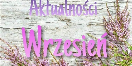 Wrzesień aktualności