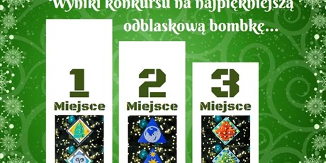 Odblaskowa bombka - konkurs plastyczny w ramach programu "Gotowi do drogi" 